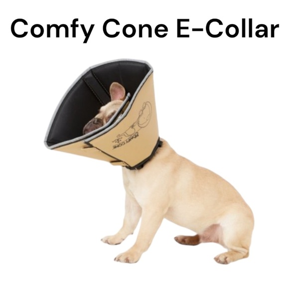 New Comfy Cone Tan E-Collar For Dogs Size Medium (20 cm) - Picture 1 of 13